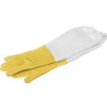 Перчатки для пчеловодства защитные рукава вентилируемые профессиональные овчины и сетки Пчеловодства Перчатки для пчеловодства