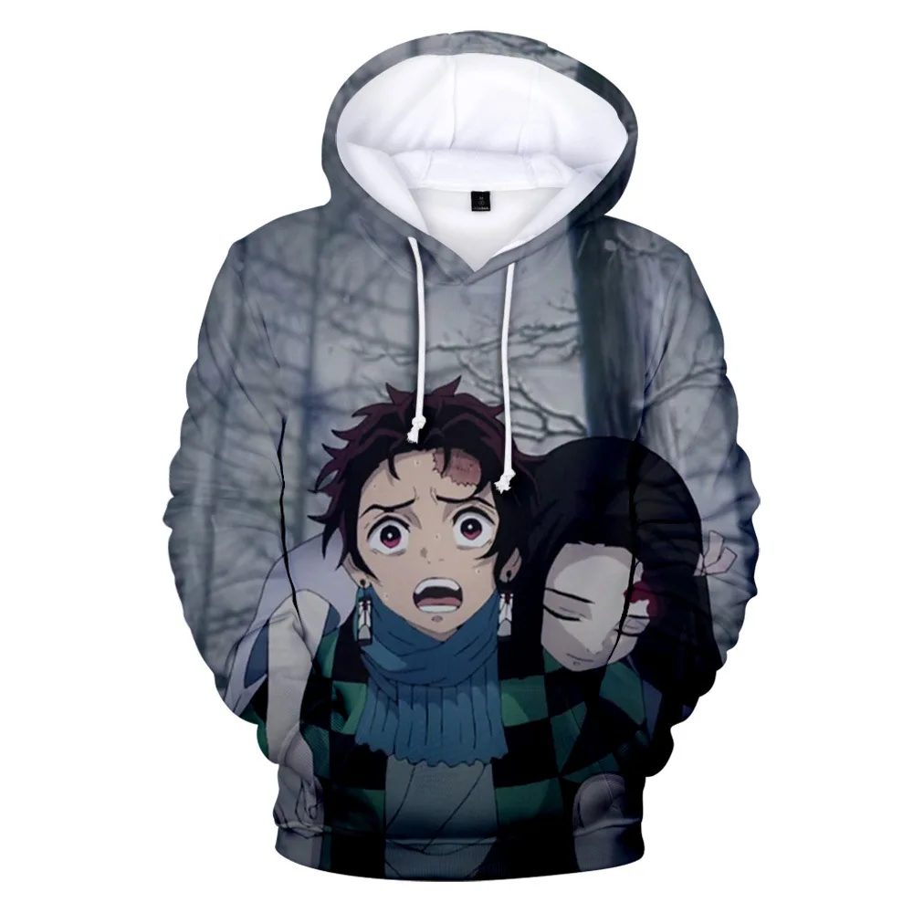 Японское аниме демон убийца Kimetsu No Yaiba 3D принт забавные толстовки для мужчин Толстовка с капюшоном уличная Хэллоуин Косплей Костюм