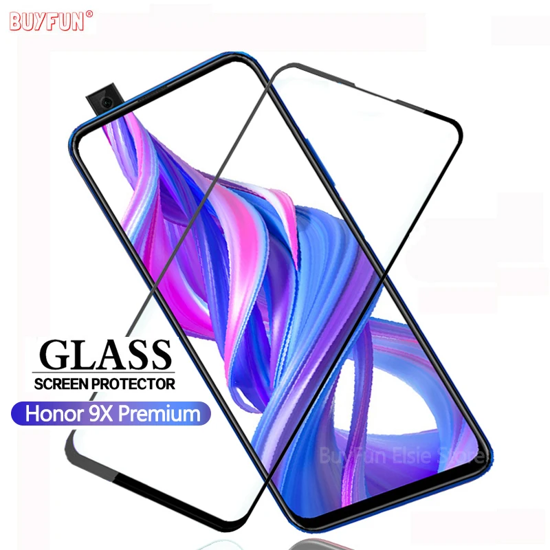 Защитное стекло для Huawei honor 9X Premium защита экрана закаленное Y9 Prime 2019 Pro стеклянная