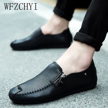 

Men's casual shoes Breathable Leather Flats Loafers high quality classic wild men's driving flat shoes men's shoes sneakers