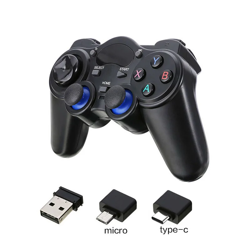 2.4G Wireless Gaming Controller Gamepad for Android Tablets Phone PC TV with OTG and TYPE C Receiver Gamepad