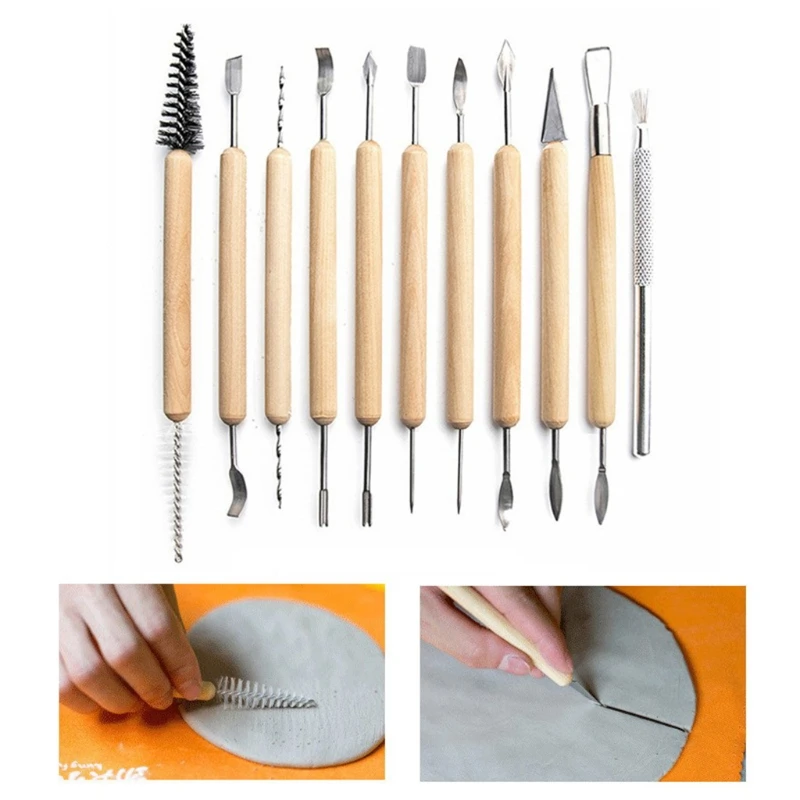 19 Pieces/set Pottery Tools Kit Clay Pottery Sculpting Tools Clay Ceramic  Tools - Pottery & Ceramics Tools - AliExpress