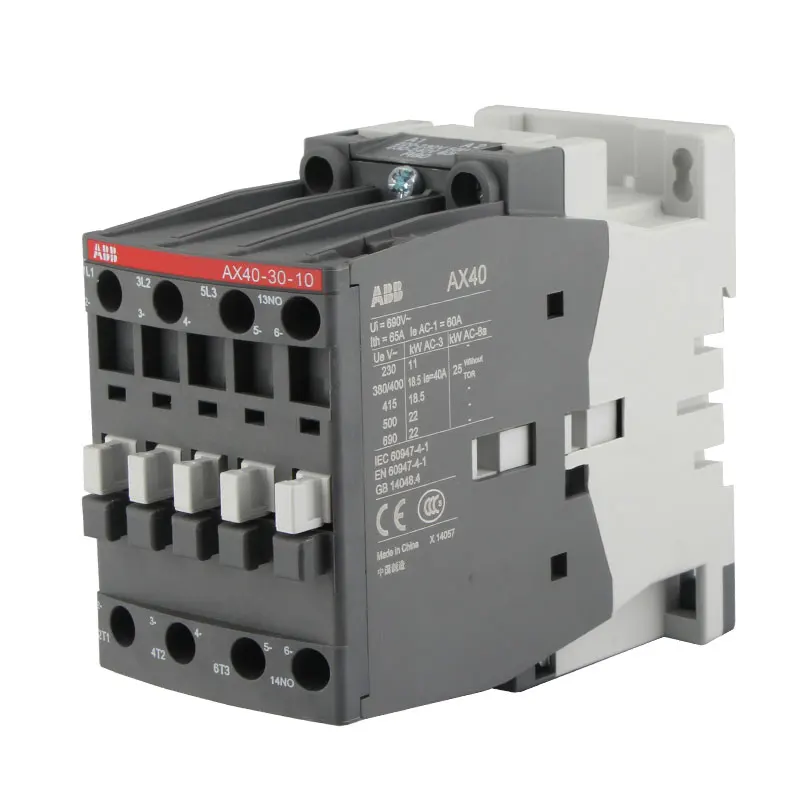 ABB AC Контактор AX32-30-01 AX40-30-01 220V380V110V24V32A40A основной contact3NOAuxiliary contact1NC