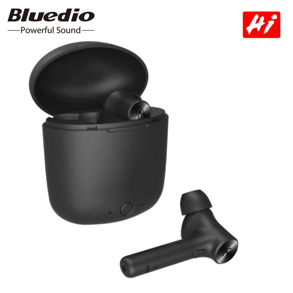 TWS беспроводные Bluetooth наушники оригинальные Bluedio Hi беспроводные наушники HD HIFI гарнитуры с зарядным устройством Встроенный микрофон