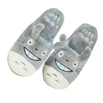 

Cute Cat Cartoon Animal Women/men Couples Home Slipper For Indoor House Bedroom Flats Comfortable Warm Winter Shoes