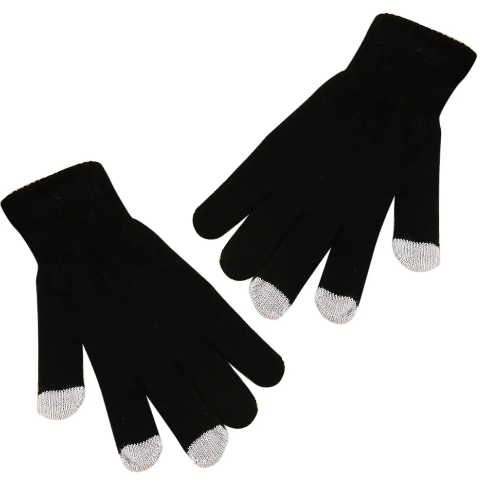 

Women Touch Screen Gloves Winter acrylic Knit Warm Full Finger Mittens Capacitive Mobile Phone Smart phone Touchscreen Gloves