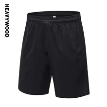 Heavywood deportes de los hombres pantalones cortos de entrenamiento de secado rápido transpirable pantalón corto Casual pantalones de Fitness corriendo baloncesto Jogging pantalones cortos de gimnasio