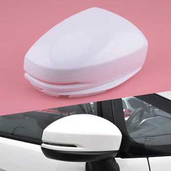 

beler ABS Car White Front Right White Rearview Mirror Cover Cap Fit for Honda Fit Jazz 2014 2015 2016 2017 2018