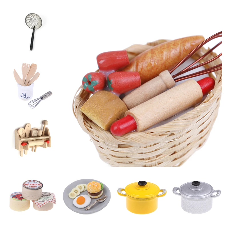 5 шт. кукольный домик Миниатюрные аксессуары мини лопата ложка для супа кухонный