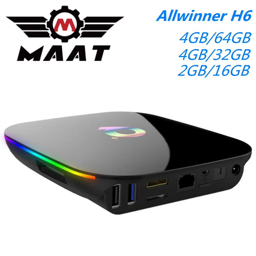 5 шт./лот Q Plus Android 9 0 Allwinner H6 четырехъядерный Смарт ТВ-бокс 4K телеприставка