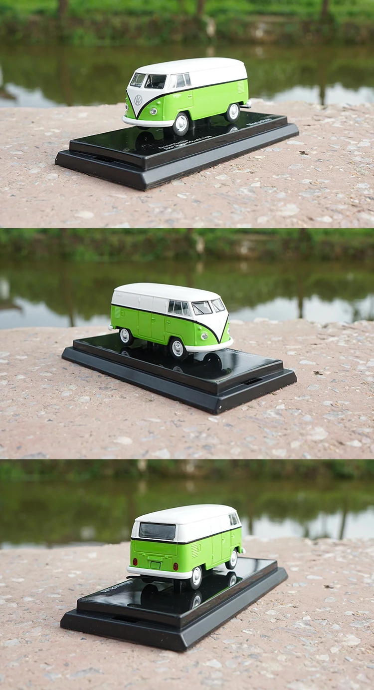 High Meticulous 1:64 VW T1 Van Cargo bus Alloy Model Car Static Metal Model Vehicles For Collectibles Gift