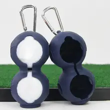 

2Pcs Sports Soft Golf Outdoor Silicone Protective Ball Cover Accessories with Carabiner Outdoor Accessories