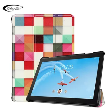 

Luxury Case For Lenovo Tab P10 TB-X705L / X705F 10.1" Smart Cover Funda Tablet Slim Magnetic Folding Stand PU Leather Skin Shell