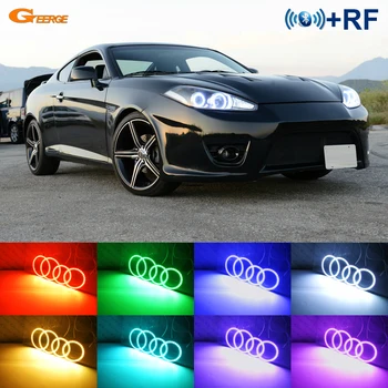 

For Hyundai Tiburon Tuscani Coupe SIII GK FL2 2007 2008 RF remote Bluetooth APP Multi-Color Ultra bright RGB LED Angel Eyes kit