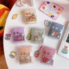 Cute Transparent Mini Loose-leaf Notebook Creative Portable Pocket Hand Book 3 Ring Binder Kawaii School Supplies Stationery ► Photo 1/6