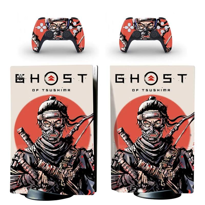 Ghost Tsushima Directors Cut Ps5 Review  Play Ghosts Tsushima Ps5 - Ps5  Skin Sticker - Aliexpress