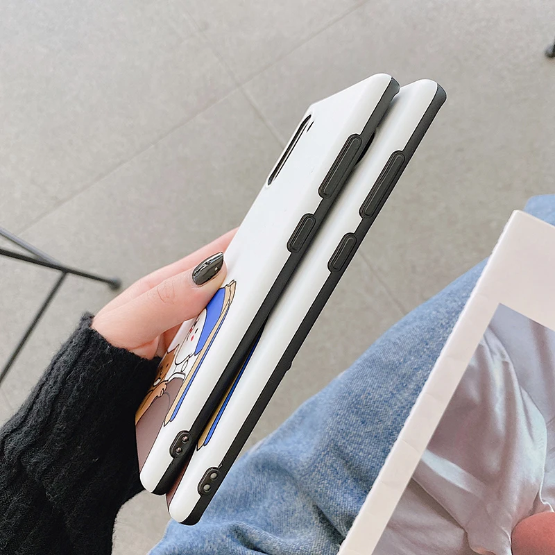 Милый чехол для телефона с кошкой для девочки samsung Galaxy Note 10 Pro S8 S9 S10 Plus Note 8 Note 9 Мягкий силиконовый чехол s