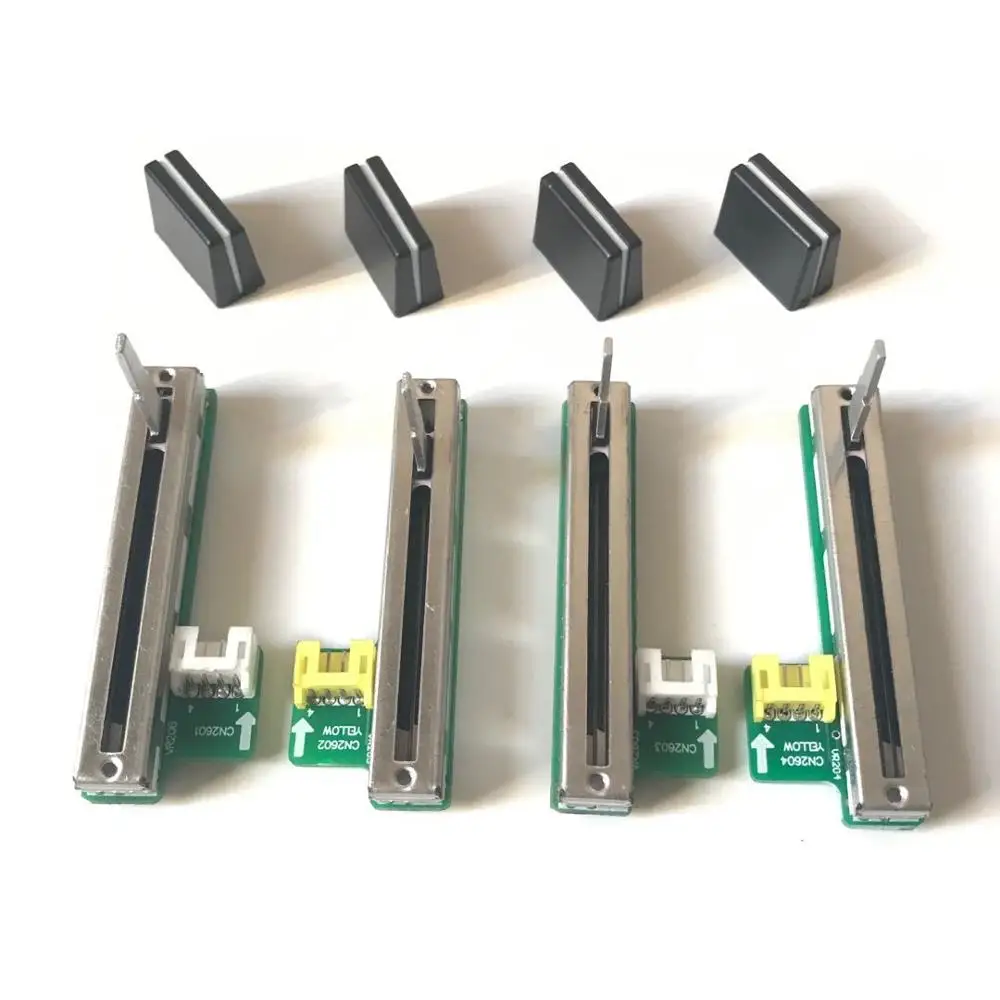 Сделано в Японии (4 шт.) FADER CH1 CH2 CH3 CH4 подходит для новатор DJM 800 DWX2537 DWX2538 DWX2539 DWX2540 + 4