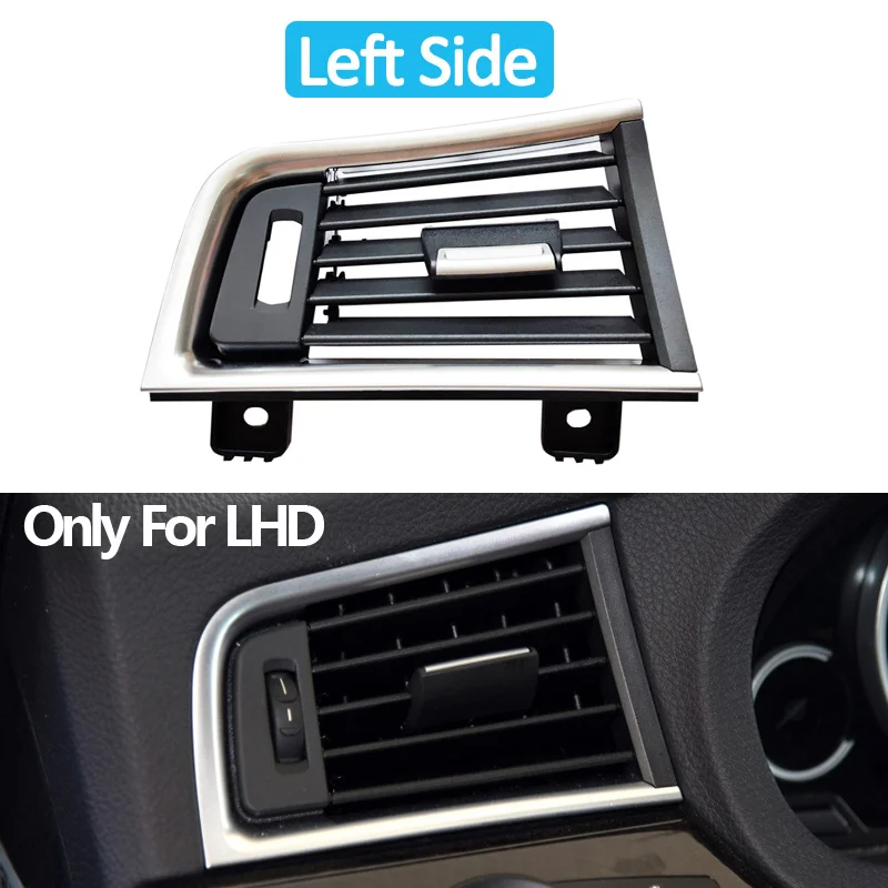 BMW 5 시리즈 Gran Turismo GT F07 528 530 535 550 2010-2017 용 업그레이드 된 신선한 에어컨 AC 벤트 그릴 커버 패널