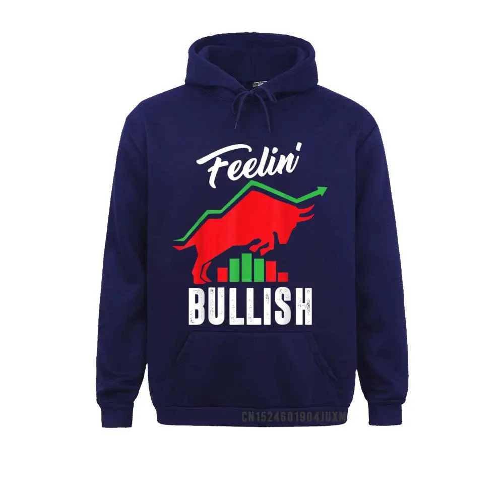 Latest Men Sweatshirts Feelin Bullish - Day Trader Stock Market Trading Bull Market T-Shirt__4313 Fitness Tight Hoodies VALENTINE DAY  Clothes Long Sleeve Feelin Bullish - Day Trader Stock Market Trading Bull Market T-Shirt__4313navy