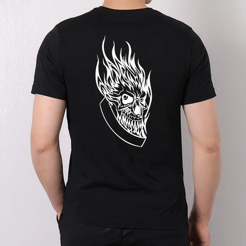 Demon Smile готовая Спортивная хлопковая Футболка панк летняя классическая круглая Мужская футболка унисекс