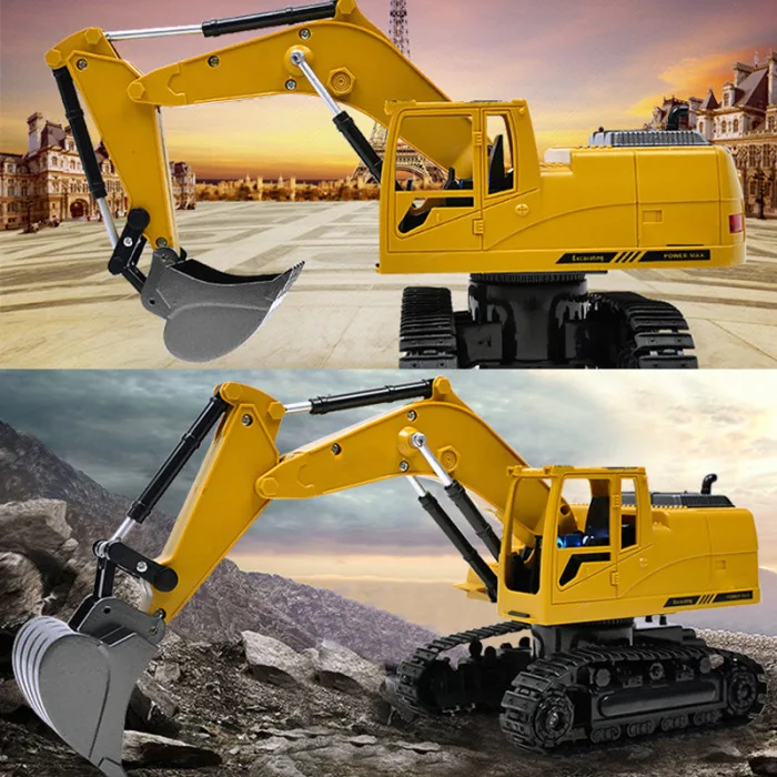 Новая электрическая игрушка RC экскаватор на дистанционном управлении строительный экскаватор инженерные транспортные средства для детей
