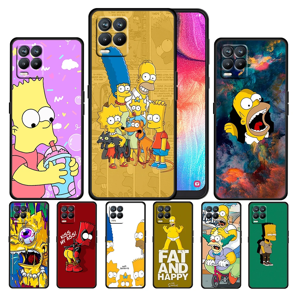 Семья Simpsons для OPPO Realme Narzo 30 20 8 8i 7 6 5 3 2 Pro глобальная стандартная мягкая ТПУ