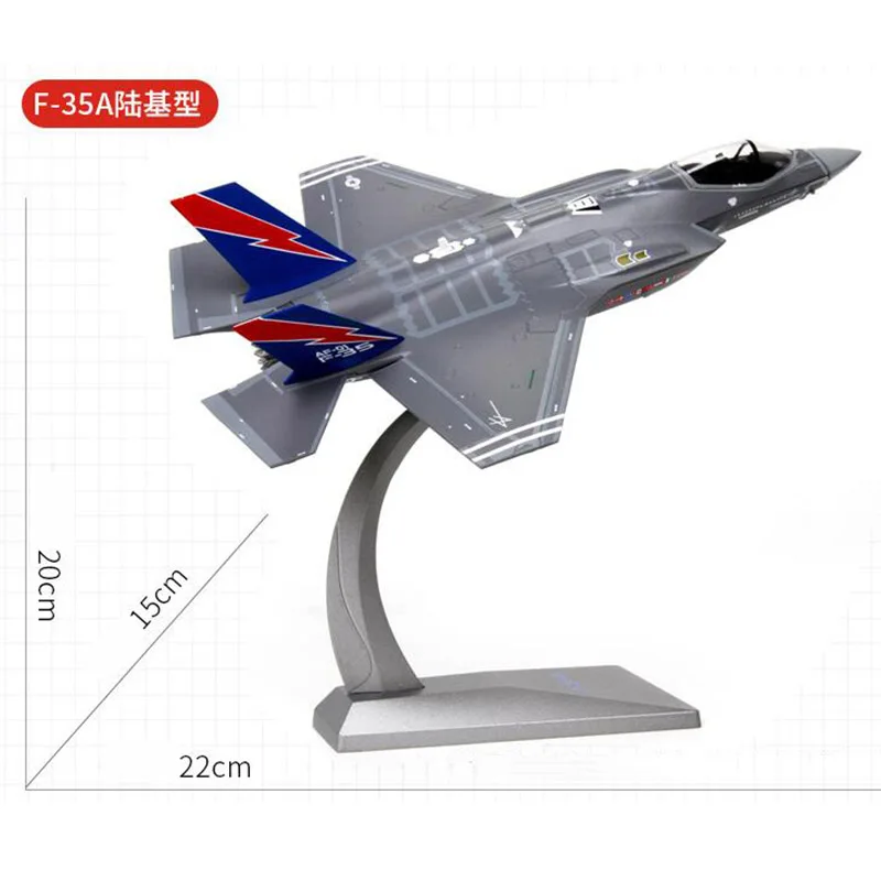 1/72 масштаб армии США ВМФ F35 F-35 истребитель самолет литье под давлением сплав Модель Детская Военная игрушка дисплей сувенир