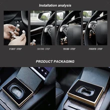 For Tesla Model 3/Y/X/S Counterweight Ring Autopilot FSD Automatic Assisted Driving AP Steering Wheel Booster Car Accessories