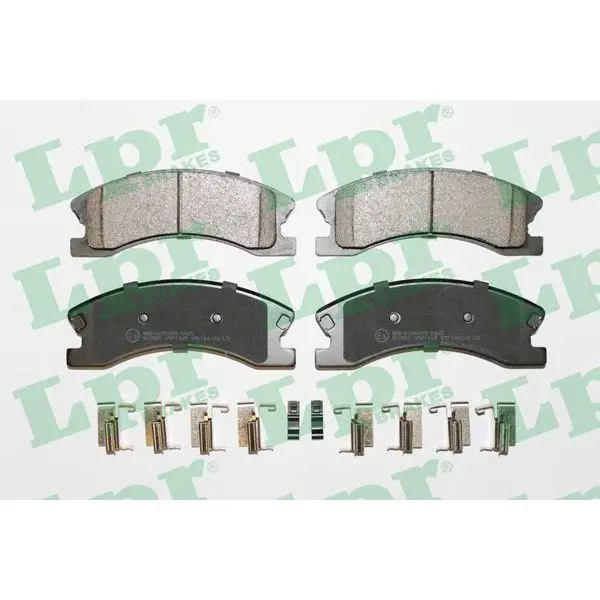Колодки тормозные JEEP GRAND CHEROKEE II 00- передние LPR 05P136