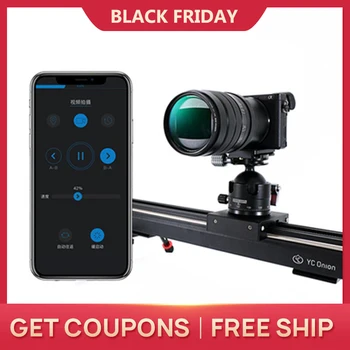 

YC ONION Aluminum Motorized Camera Slider Rail Track App Bluetooth Control Stable Camera With Motor For Photography DSLR
