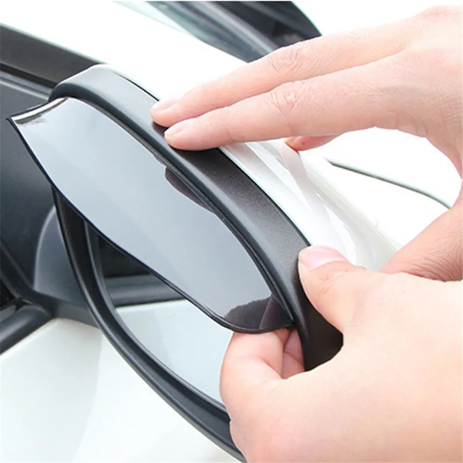 Hot Car-Covers Rearview Mirror Cover Rear View Mirror Sticker Car Rain Visor For Skoda Octavia A2 A5 A7 Fabia Rapid Superb Yeti