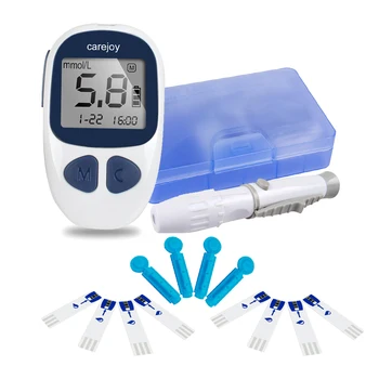 

Diabetics Test glucometro Monitor Certificate Blood Glucose Meters Monitor 50 strips+50 Lancets blood Sugar Monitor