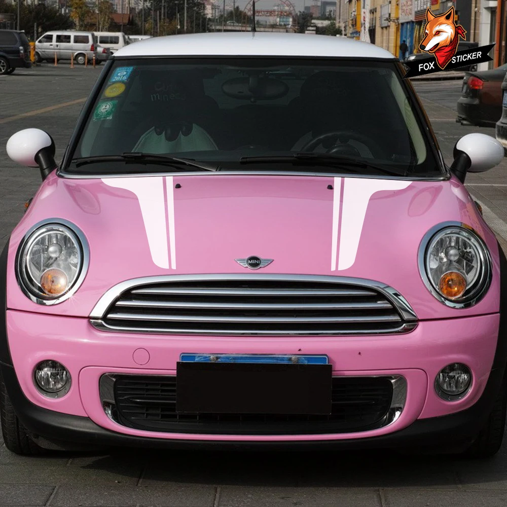 Наклейка на голову, капот, наклейки для автомобиля, Стайлинг для MINI Cooper S One Countryman Clubman R55 R56 R60 R61 F54 F55 F56 F57 F60