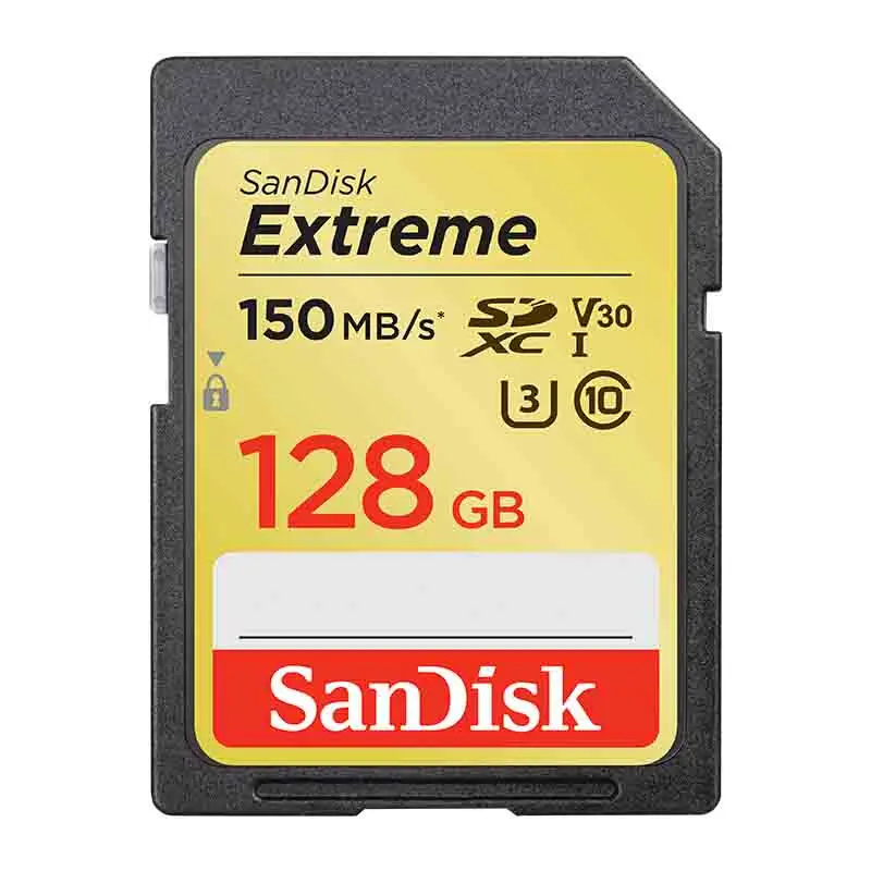 SanDisk Extreme Sd карта, 32 ГБ, 64 ГБ, 128 ГБ SDXC UHS-I 4K слот для карт памяти Class10 C10 90 МБ/с. U3 карты для Камера HD видео карта