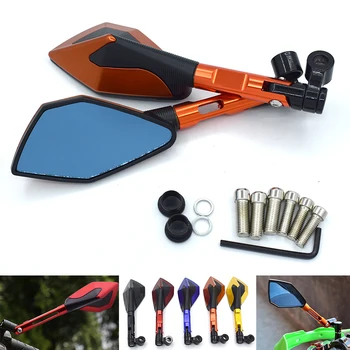 

Universal CNC aluminum alloy motorcycle rearview mirror 8 10mm For Honda CB600F Hornet CBR600F CBF600/SA CB1000RR CB1100 CB1300