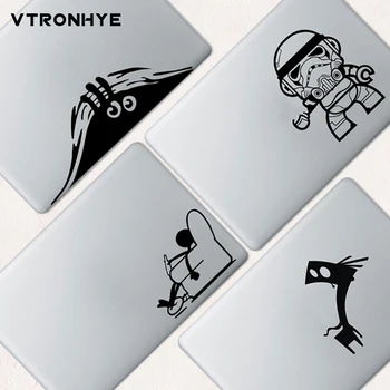 

Computer Vinyl Stickers for MacBook Air 13 Case Sticker Funny Black Universal Partial Sticker for Macbook Pro 13 Retina Skins