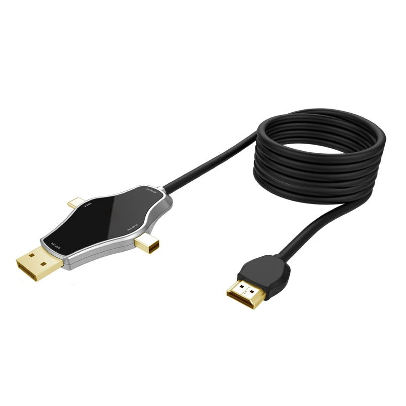 FFYY-3 в 1 многофункциональный конвертер поддерживает 4K Usb3.1 type C+ Dp+ Mini Dp на Hdmi выход сигнала Usb-C кабель адаптер для Macbook