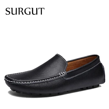 

Brand New Colors Cow Split Leather Men Flat Shoes Brand Moccasins Men Loafers Driving Shoes Fashion Casual Shoes Hot Sell