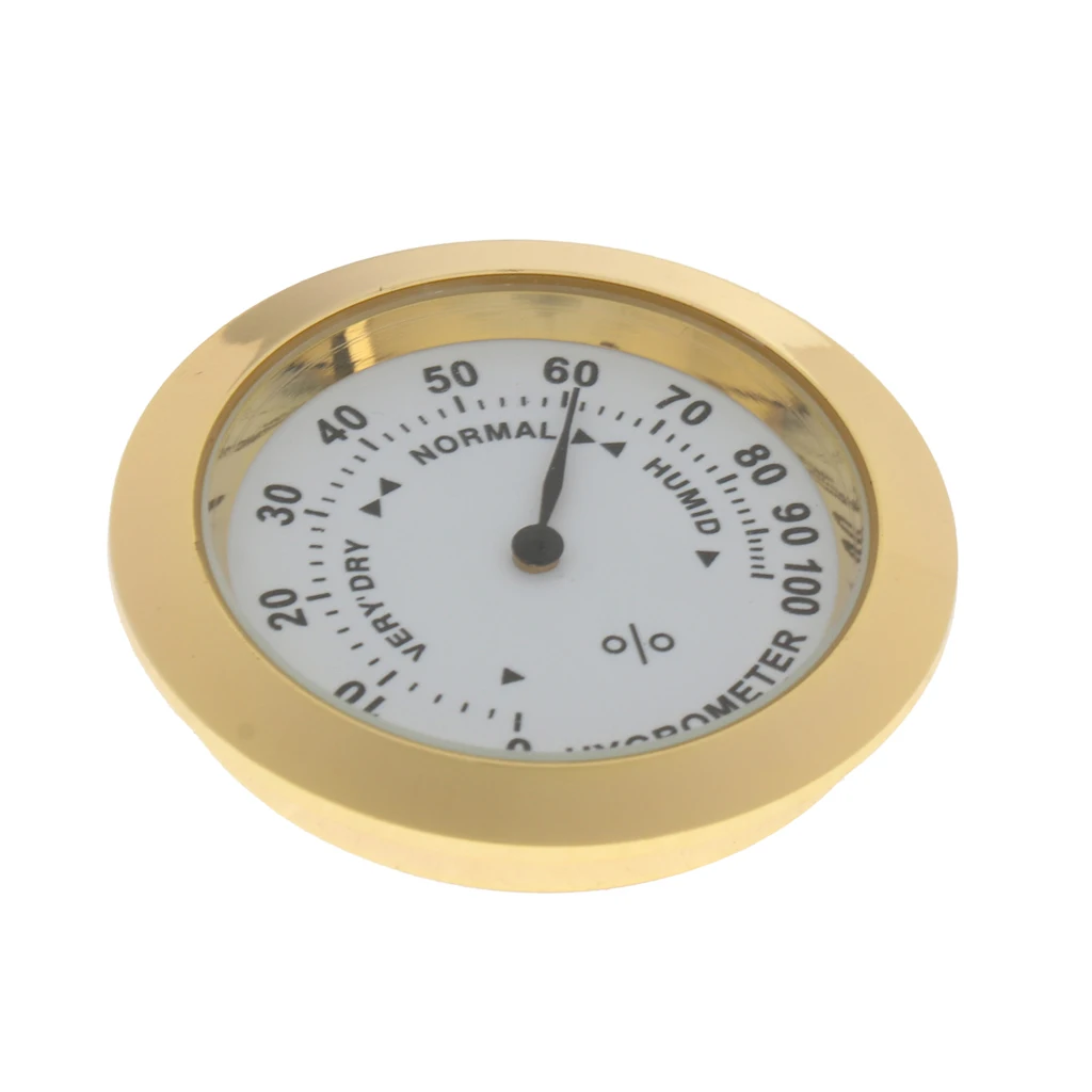 Durable Golden Guitars Hygrometer Humidity Meter for Acoustic/Wood Guitar Parts