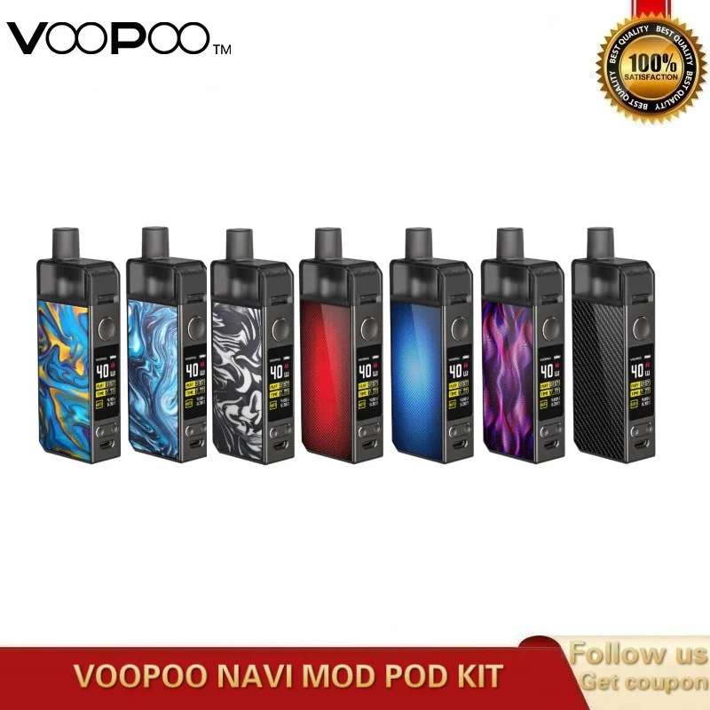 Оригинальный комплект VOOPOO NAVI Pod встроенный аккумулятор 1500 мА/ч с 3 8 мл набор для