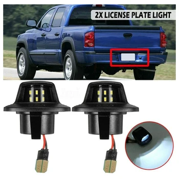 

Car 12V LED Number License Plate Light Signal Lamp for Dodge Dakota 97-10 Mitsubishi Raider 06-09