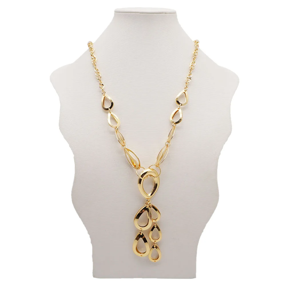 Женское ожерелье, модные женские простые цепочки, ожерелье, подарок на день рождения, ювелирных изделий - Окраска металла: N07