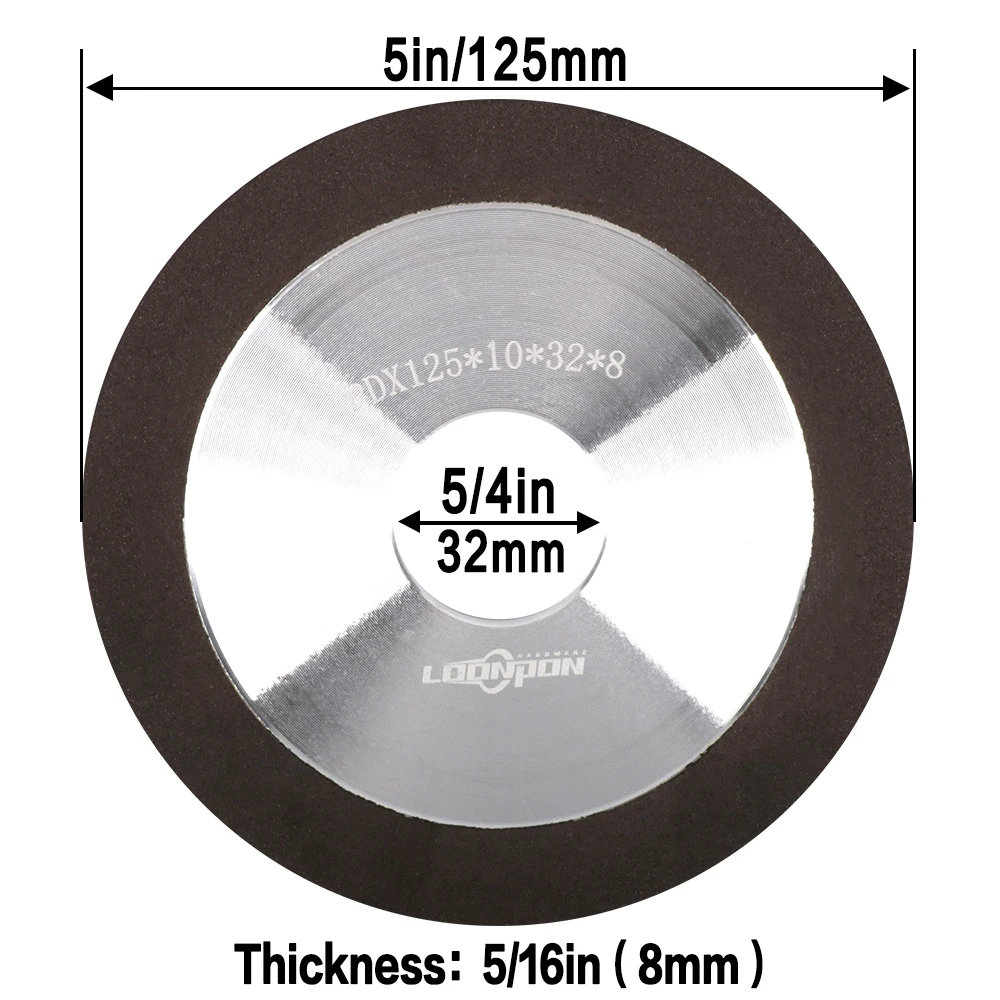 3" 5" Diamond Grinding Wheel Resin Disc Carbide Metal Grinder Cutter Sharpener 