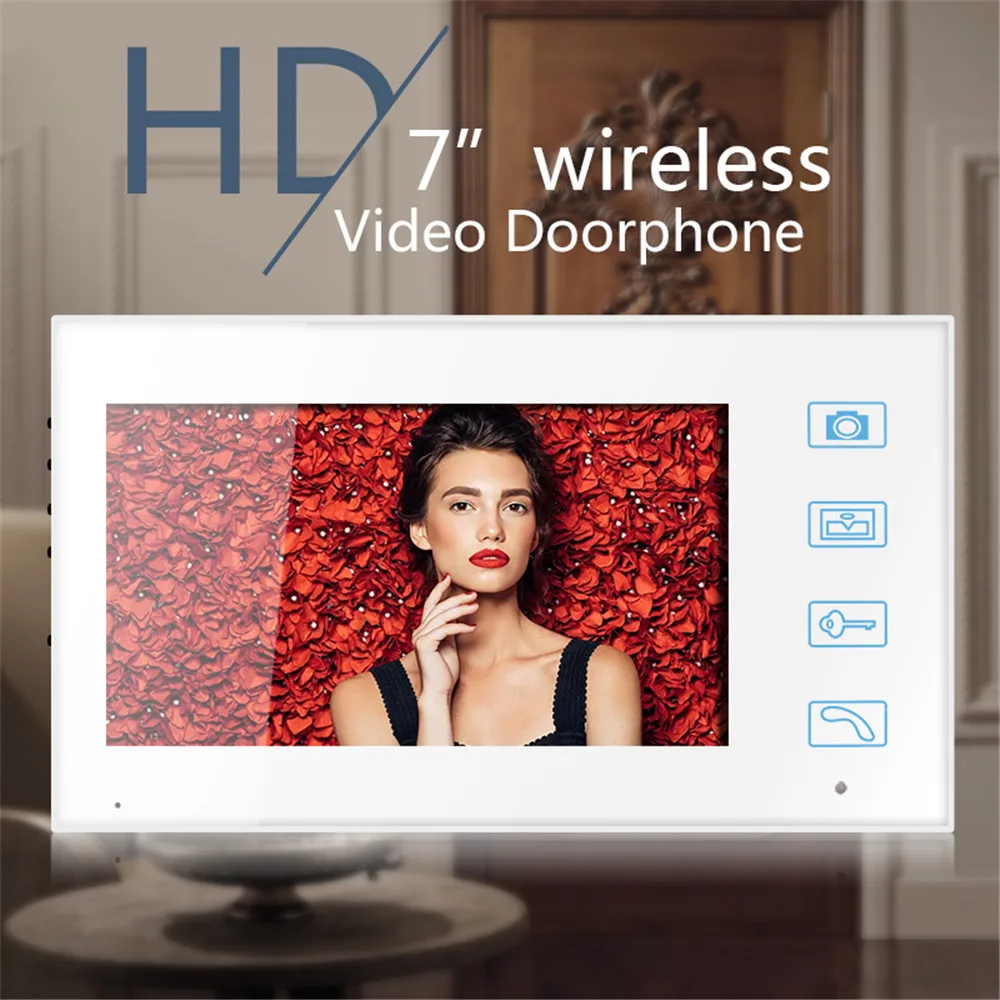 Interphone vidéo intelligent sans fil étanche, sonnette vidéo sous TVL,  caméra d'entrée, système de sécurité domestique, Wi-Fi, 7 - AliExpress