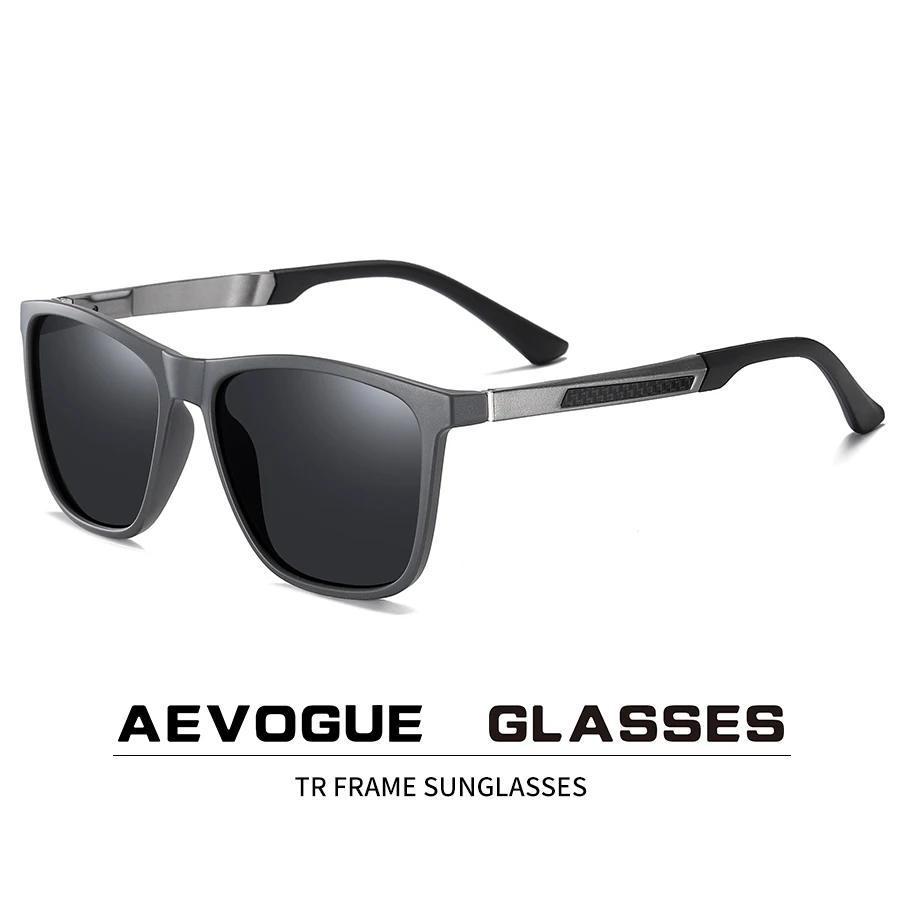 

Мужские Квадратные Зеркальные дужки AEVOGUE из алюминиево-магниевого сплава брендовый дизайн вождения UV400 очки мужaeae0856