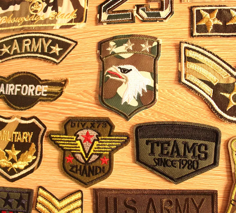 

Eagle Embroidery Iron on Military Patch for Clothing Backpack Tactical Patches Army Badges Heat Transfer Clothes DIY Decorations