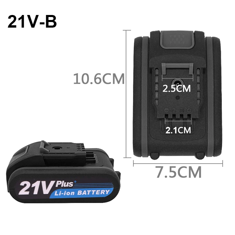 25v 21v 16,8 v 12v электрическая дрель литий-ионная аккумуляторная литиевая батарея автономная комбинированная электродрель-отвертка аксессуары для электроинструмента