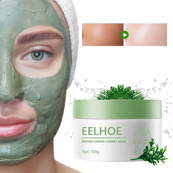 

Resurrection Grass Cherry Mud Mask Plant Essence Moisturizing Repair Mask Facial Skin Care Washing Mask Skincare TXTB1