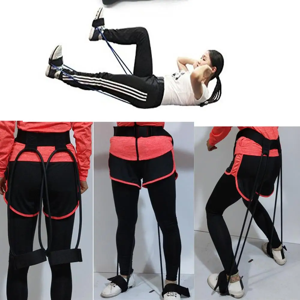 

Fitness Latex Band Set Resistance Bands for Butt Legs Muscle Training Adjust Waist Belt Elastic Bands Pedal Exerciser Workout